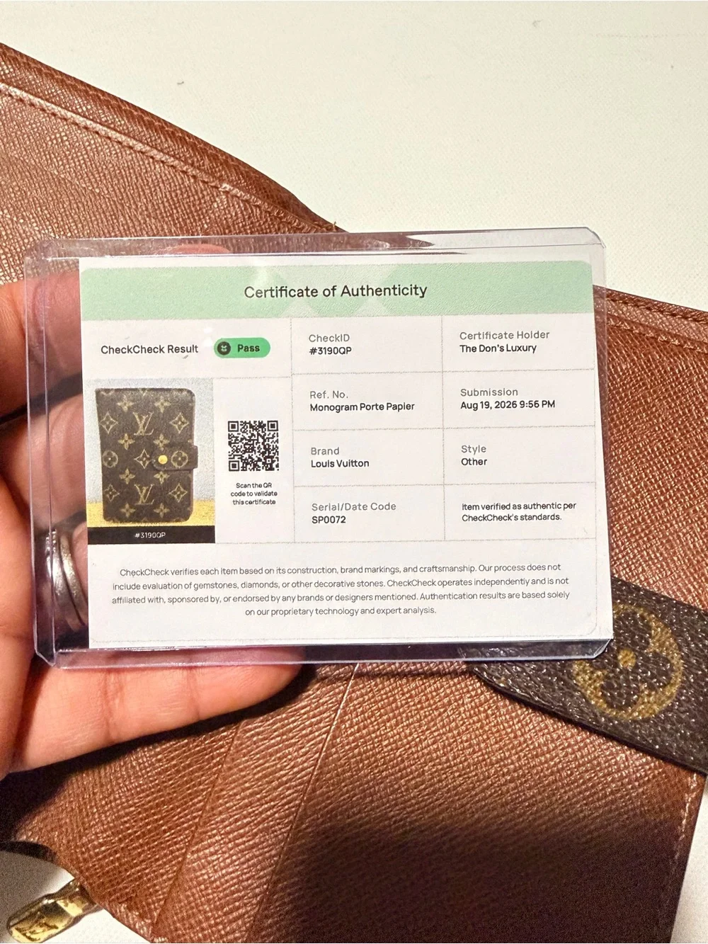 Louis Vuitton used callouts